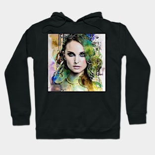 Natalie in greens Hoodie